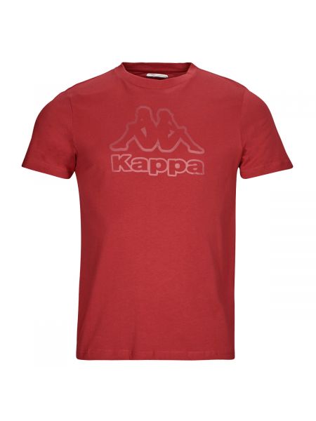 Koszulka z krótkim rękawem Kappa czerwona