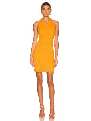 Sukienka mini Helmut Lang - Pomarańczowy