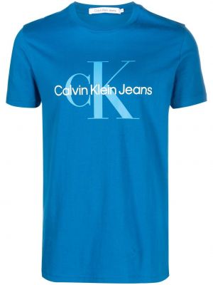 Памучна тениска с принт Calvin Klein Jeans