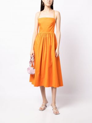 Midi šaty Jason Wu oranžové