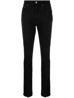 Straight fit džíny s knoflíky Polo Ralph Lauren černé