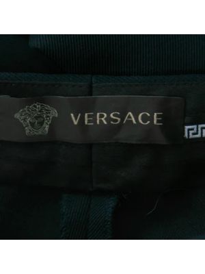 Falda de malla Versace Pre-owned azul