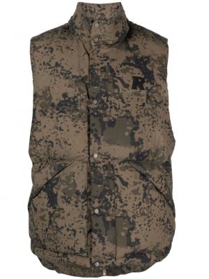 Weste mit print mit camouflage-print Represent braun