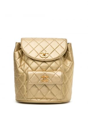 Gesteppter rucksack Chanel Pre-owned gold