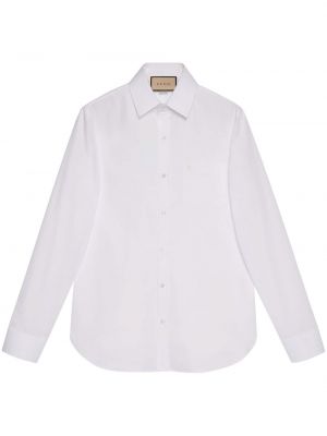 Siuvinėta marškiniai Gucci balta