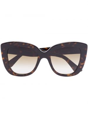 Oversized briller Gucci Eyewear brun