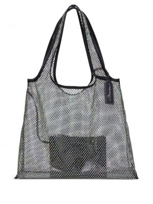 Δερμάτινη τσάντα ώμου με πετραδάκια 3.1 Phillip Lim μαύρο