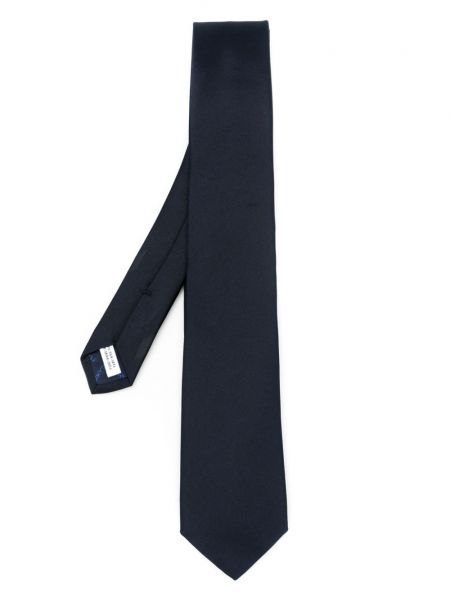 Selyem nyakkendő Ferragamo kék