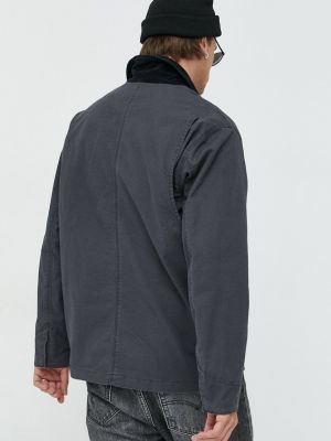 Oversized rövid kabát Abercrombie & Fitch szürke