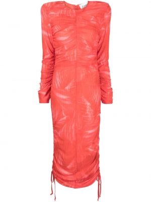 Midi ruha Cannari Concept piros