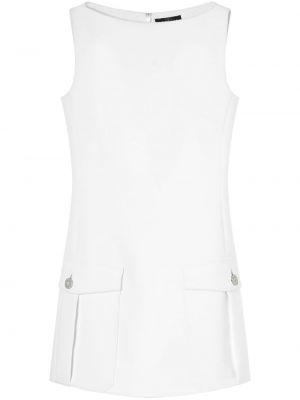 Krepové šaty Versace biela