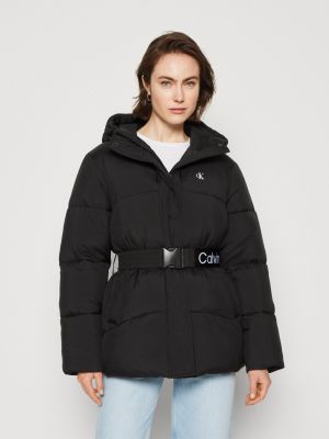 Зимнее пальто Calvin Klein Jeans черное
