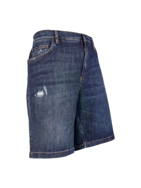 Pantalones cortos vaqueros de algodón Dolce & Gabbana azul