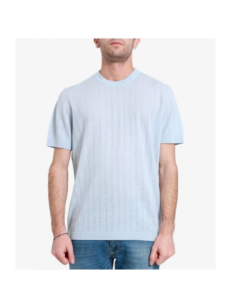 Camiseta de algodón de cuello redondo Paolo Pecora
