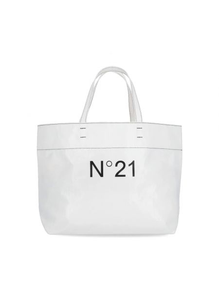 Shopper handtasche N°21 weiß