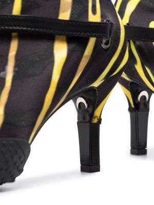 Ankle boots mit print mit zebra-muster Marine Serre