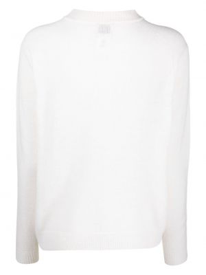 Sweter z okrągłym dekoltem Alysi biały