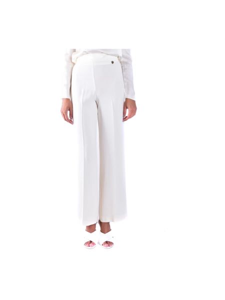 Pantalon large Twinset blanc