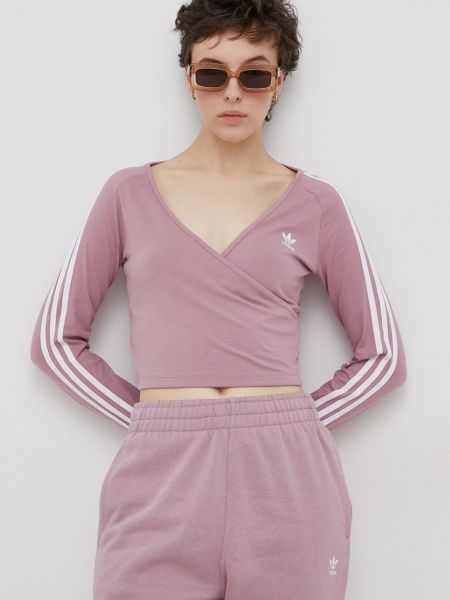 Блуза с дълъг ръкав Adidas Originals розово