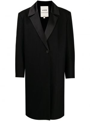 Палто с копчета Onefifteen черно