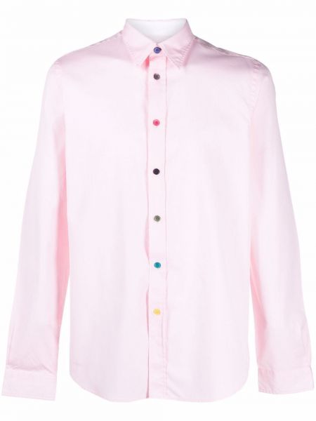 Camisa con botones Ps Paul Smith rosa