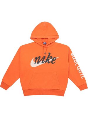 Кардиган с капюшоном Nike оранжевый