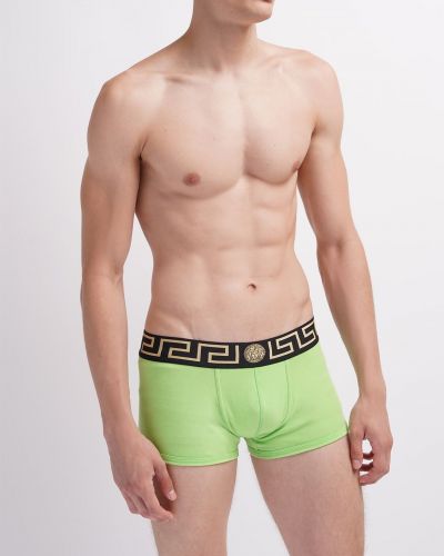 Bavlněné boxerky Versace Underwear zelené