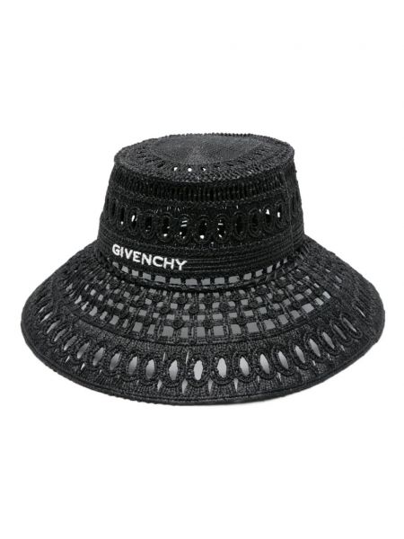 Klobúk s výšivkou Givenchy čierna