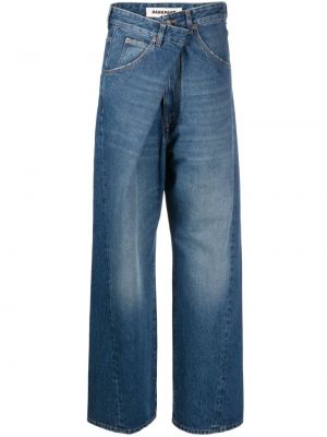 Asymmetrische jeans ausgestellt Darkpark blau