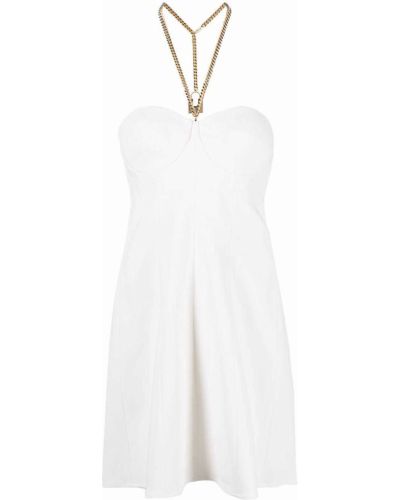 Мини рокля Elisabetta Franchi бяло
