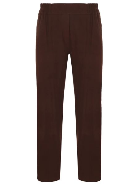 Замшевые брюки Gentryportofino коричневые