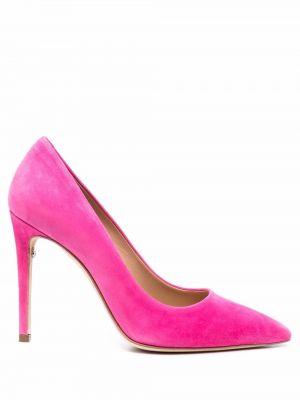 Lær pumps Salvatore Ferragamo rosa