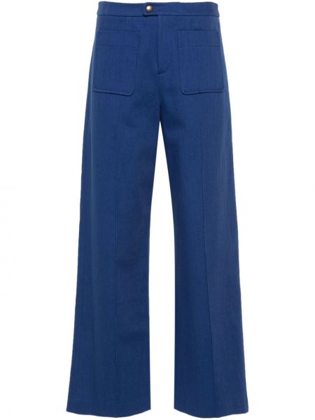 Rovné kalhoty Soeur modré