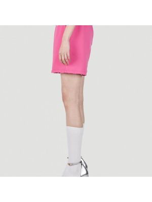 Pantalones cortos con estampado Versace rosa