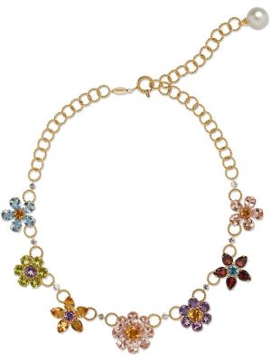 Ogrlica s cvetličnim vzorcem Dolce & Gabbana