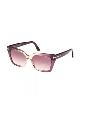 Okulary przeciwsłoneczne Tom Ford fioletowe