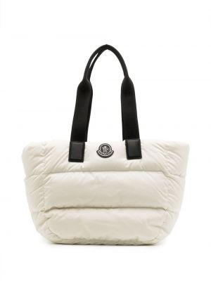 Τσάντα shopper Moncler λευκό