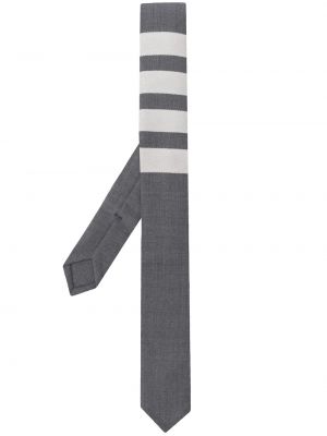 Einfarbige krawatte Thom Browne grau