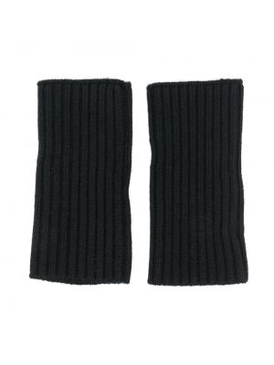 Kašmírové rukavice Lisa Yang čierna