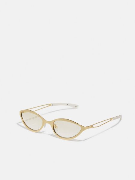 Okulary przeciwsłoneczne Le Specs złote