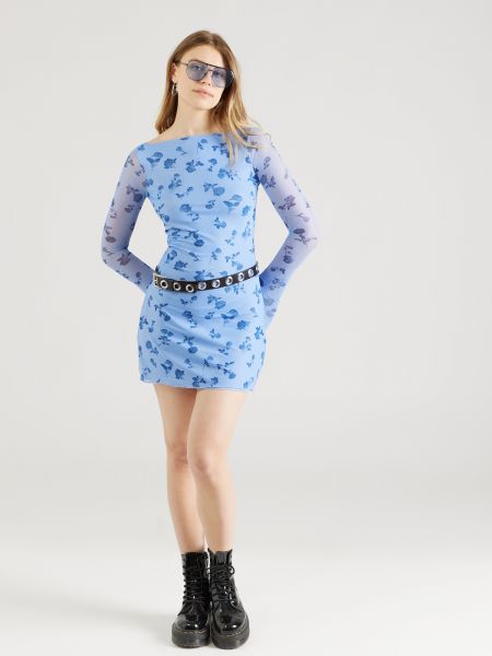 Mini šaty Motel modrá