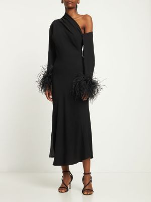 Vestido con plumas de plumas 16arlington negro