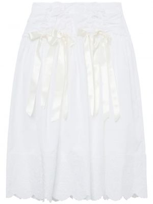 Midi suknja Simone Rocha bijela