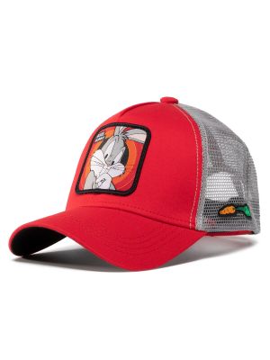 Kepurė su snapeliu Capslab raudona