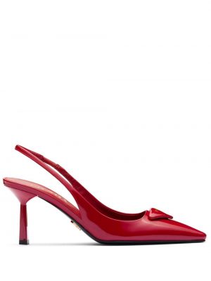 Aukštakulniai slingback Prada raudona