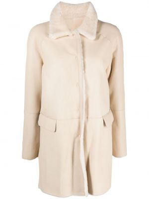 Obojstranný kabát Desa 1972 biela