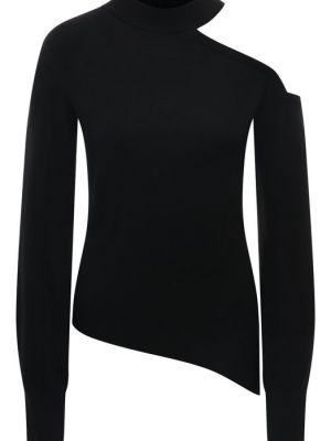 Шелковый шерстяной пуловер Iro черный