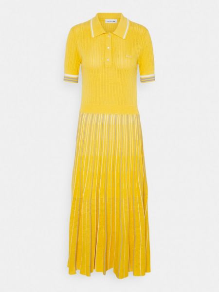 Sukienka Lacoste żółta
