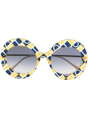 Gafas de sol oversized Gucci Eyewear amarillo