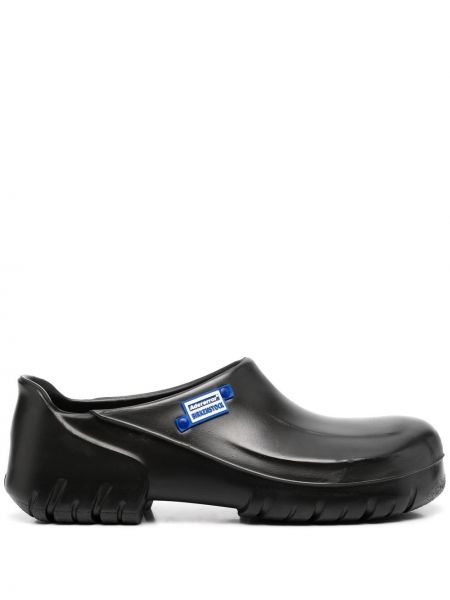 Lær sandaler Birkenstock svart